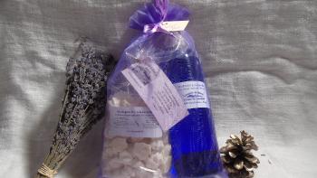 lavender floral water and meringues for tea time