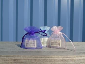 Lavender soaps for guests with its sachet