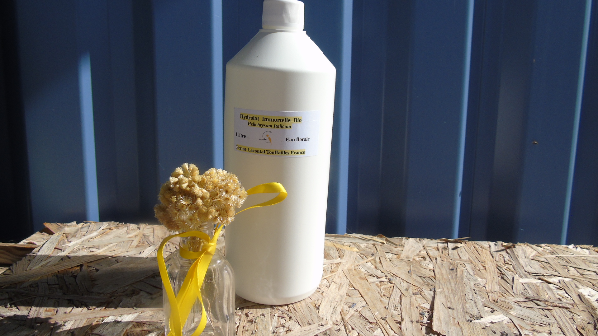 Organic Helichrysum hydrolat 1 litre