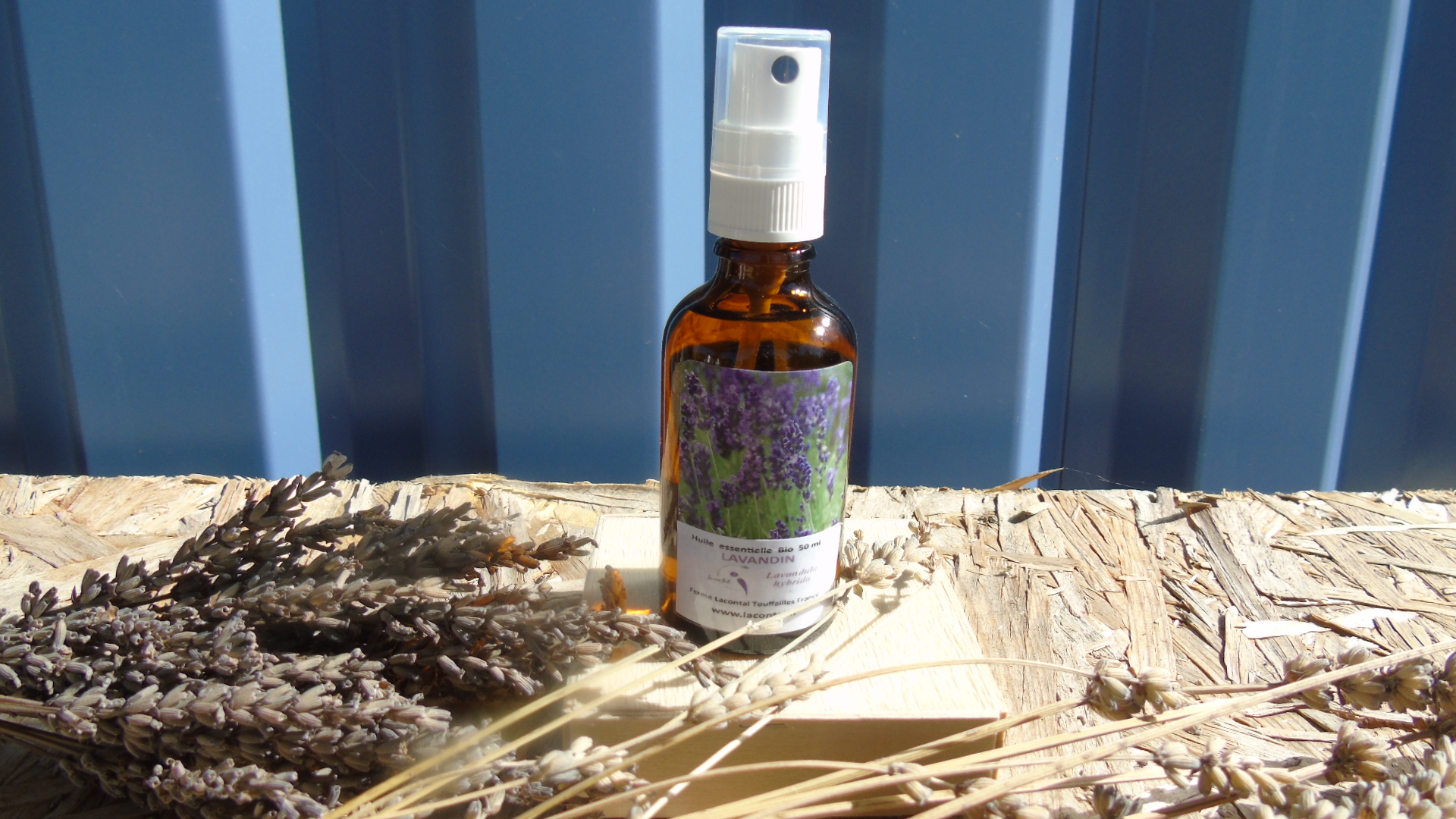 Organic lavandin essential oil 50 ml spray
