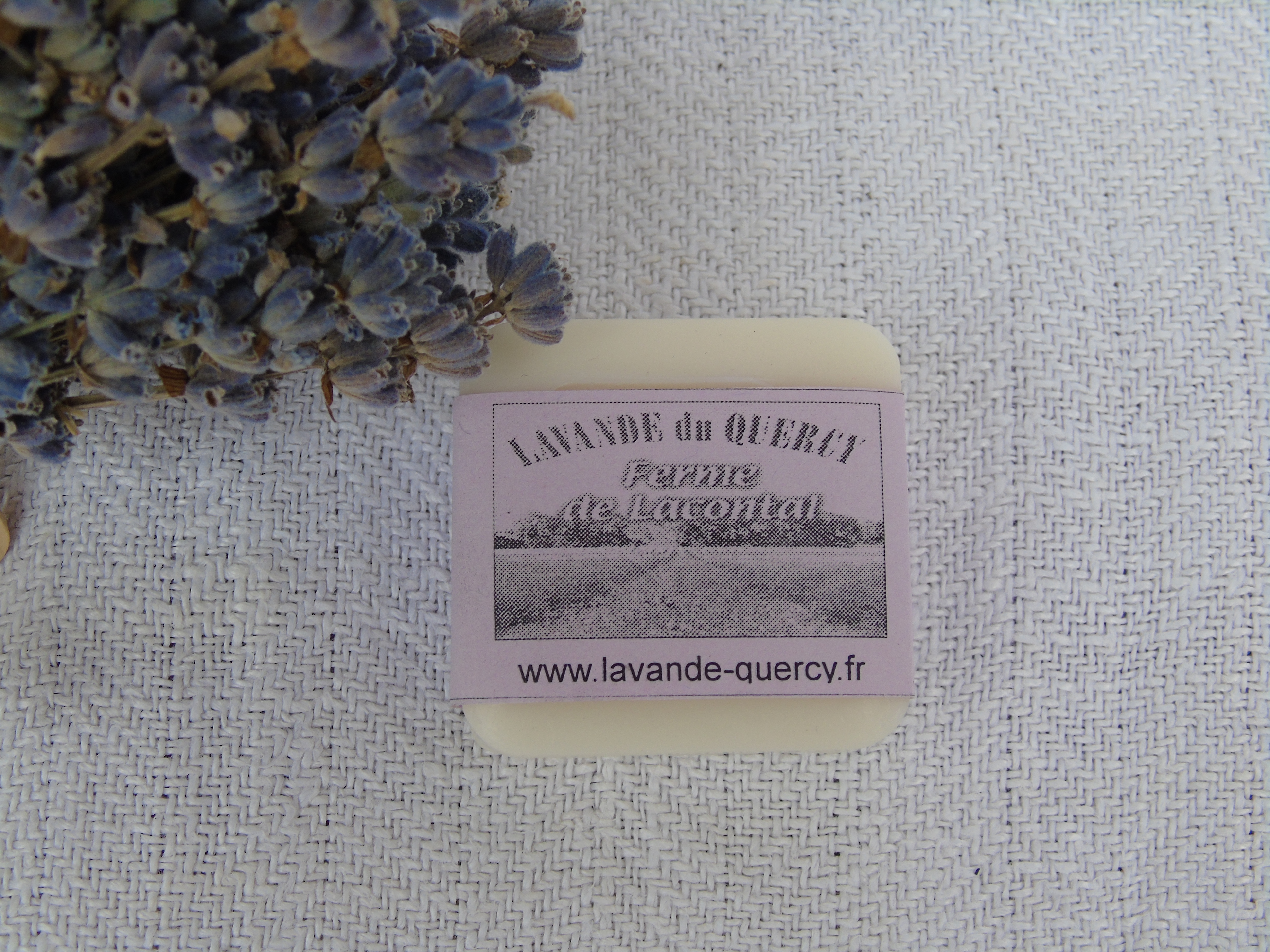 White lavender soap 25g for guest