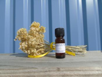 Immortelle huile essentielle bio hélichryse italienne cultivée et distillée à la ferme