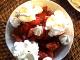 dessert gourmand aux fraises meringues et chantilly